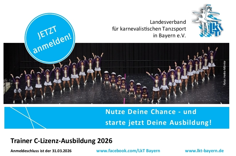 Werbung für die Trainer-C-Lizenz-Ausbildung 2026